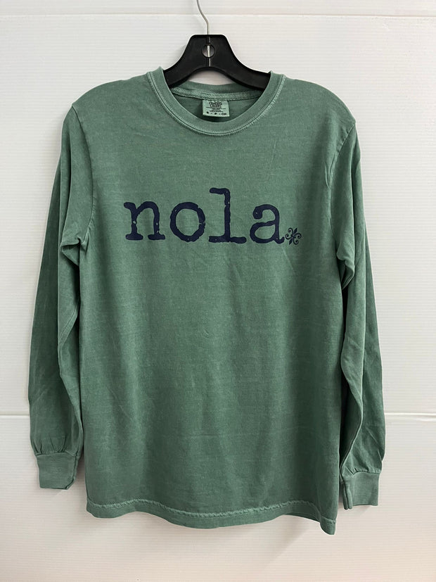 COMFORT COLORS LONG SLEEVE FRONT ONLY