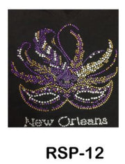 LADIES V.NECK Rhine Stone (RSP-12 - RSP-16)