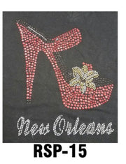 LADIES V.NECK Rhine Stone (RSP-12 - RSP-16)