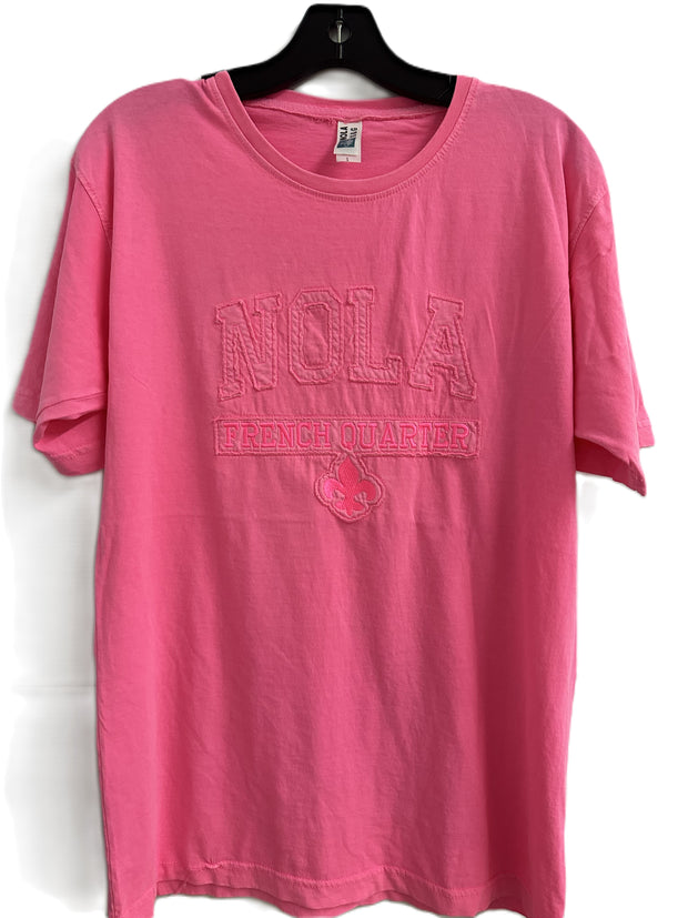 TONE ON TONE SHORT SLEEVE SHIRT