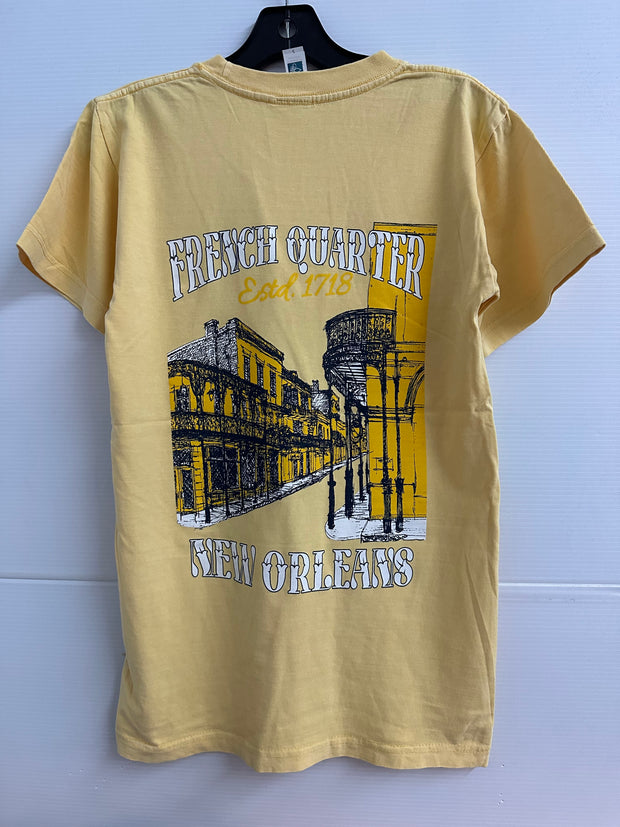 GARMENT DYED F&B SHORT-SLEEVE 14-15