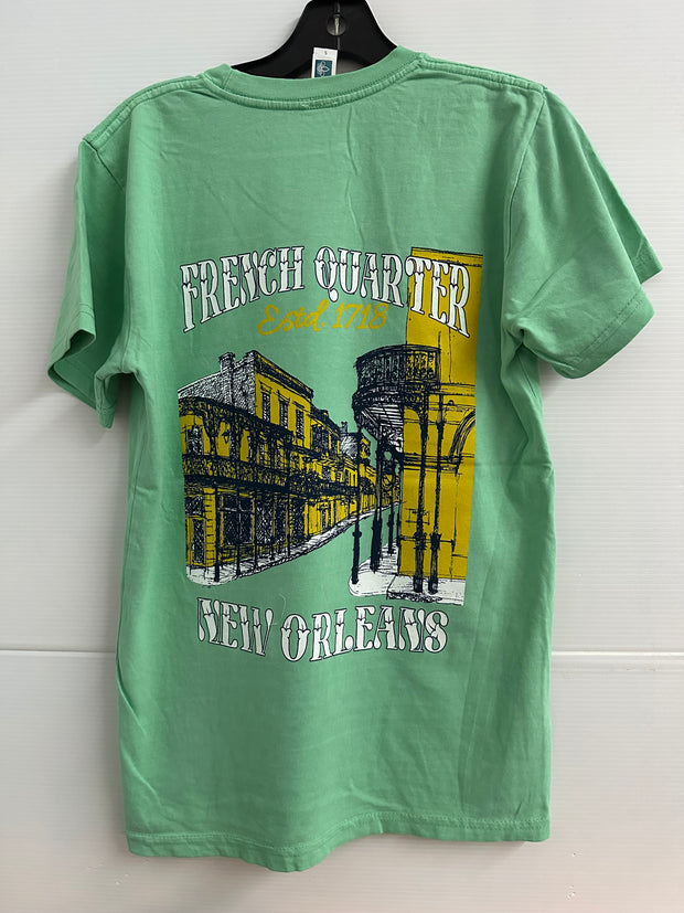 GARMENT DYED F&B SHORT-SLEEVE 14-15