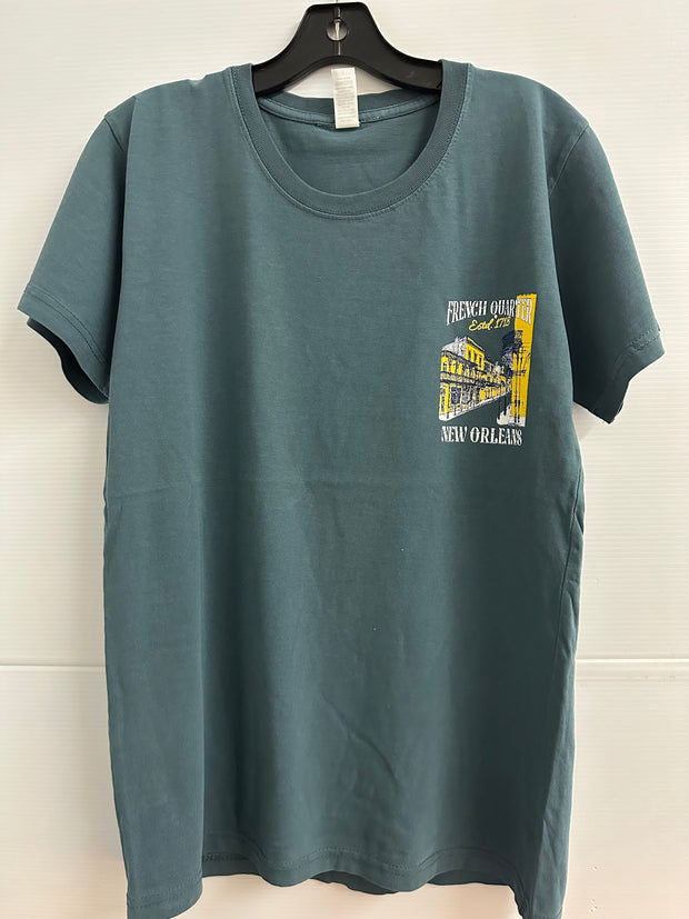 GARMENT DYED F&B SHORT-SLEEVE 14-15