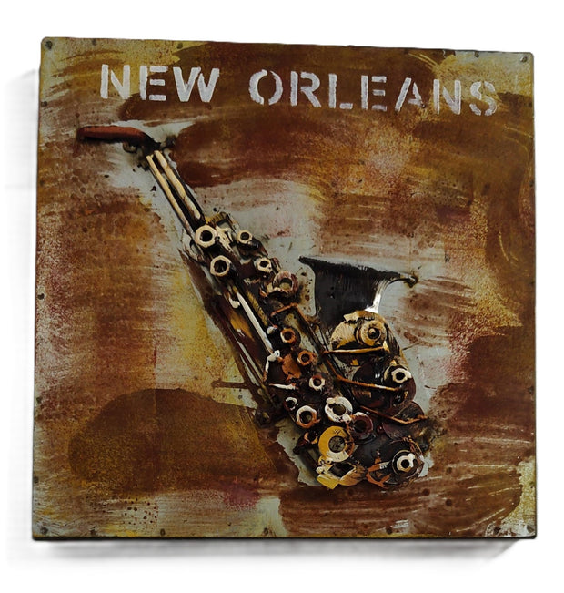 HANDCRAFTED 3D METAL ART