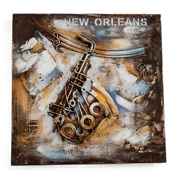 HANDCRAFTED 3D METAL ART