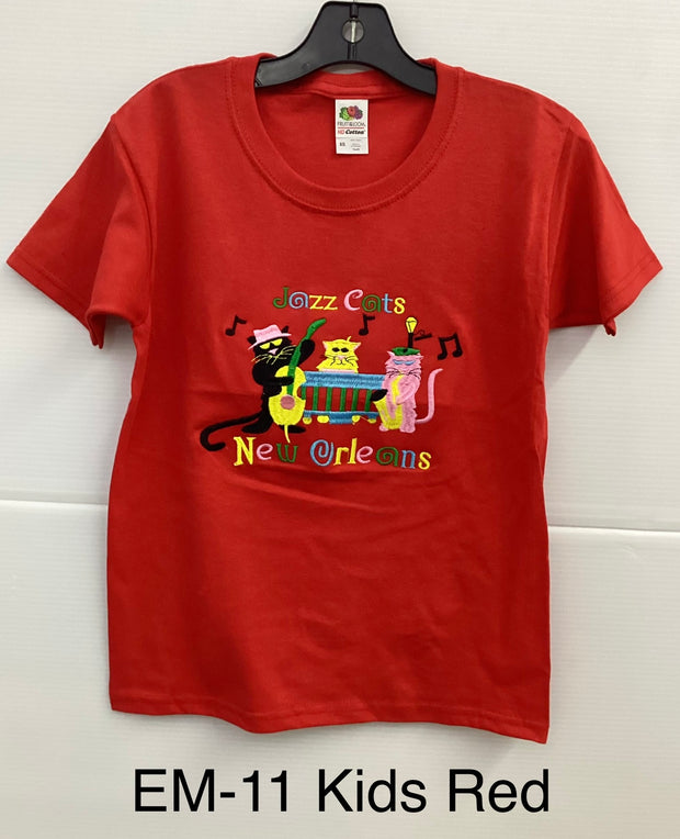 EMBROIDERY KIDS SHORT-SLEEVE