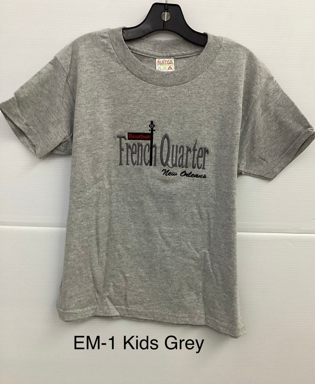 EMBROIDERY KIDS SHORT-SLEEVE