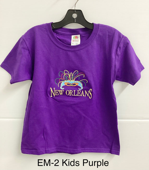 EMBROIDERY KIDS SHORT-SLEEVE