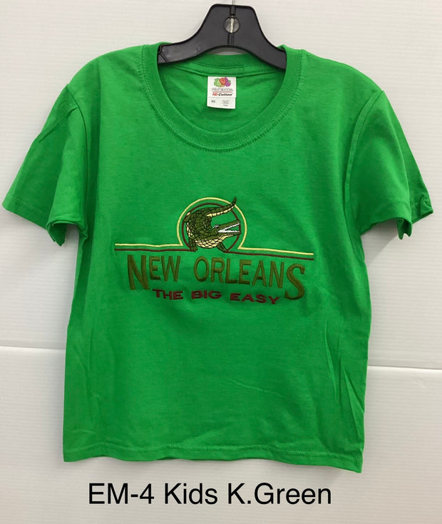 EMBROIDERY KIDS SHORT-SLEEVE