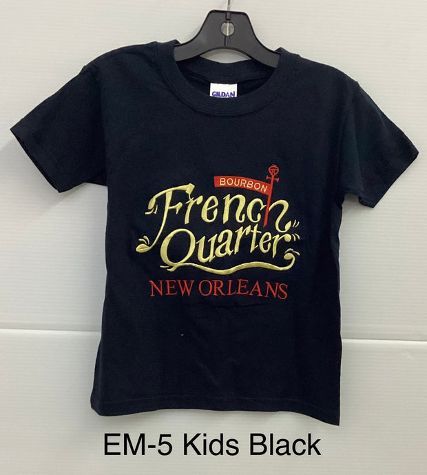 EMBROIDERY KIDS SHORT-SLEEVE