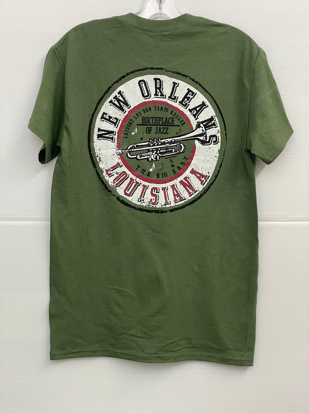 Screen Print Short Sleeve Front & Back