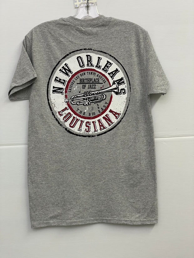 Screen Print Short Sleeve Front & Back