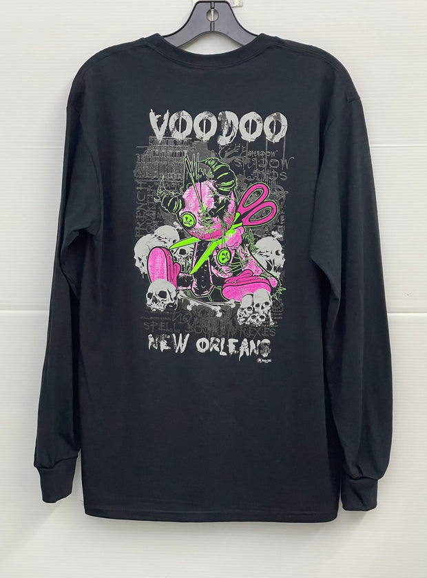 Screen Print Long Sleeve Front & Back