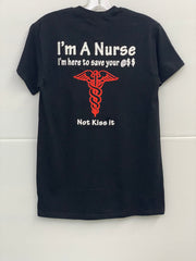 Screen Print Short Sleeve Front & Back