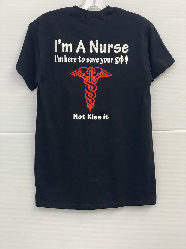 Screen Print Short Sleeve Front & Back