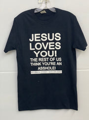 SCREEN PRINT B&W Short Sleeve FRONT ONLY